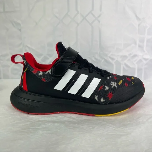 adidas | Shoes | Adidas Disney Fortarun 2 Cloudfoam Kids Sneakers Size 4  Black Red Hwi 28y00 | Poshmark